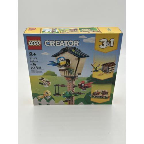 Lego Creator Set 31143 Birdhouse Spring Birds House 476 Pcs Box In H