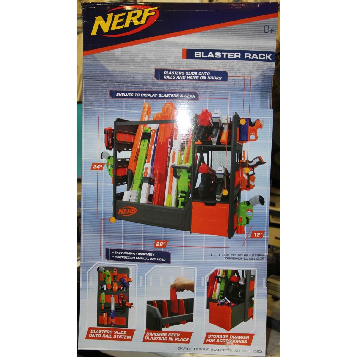 Nerf Elite Blaster Rack Storage For up to 6 Blasters