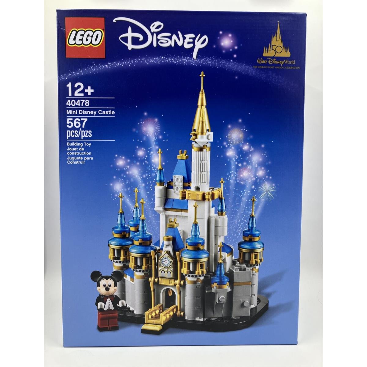 Lego 40478 Mini Disney Castle Disney World 50th Anniversary - 567pcs