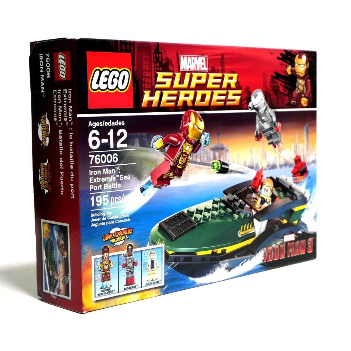 Lego Marvel Super Heroes Iron Man: Extremis Sea Port Battle Set 76006