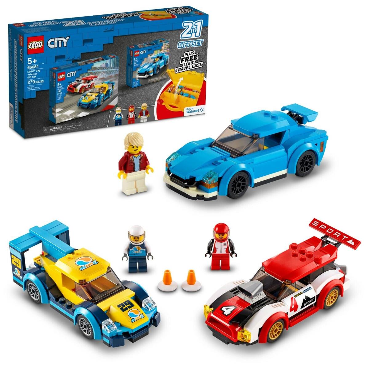 City Vehicles 2 in 1 Gift Set 66684