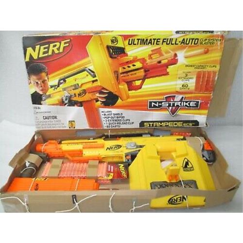 Nerf N-strike Stampede Ecs Ultimate Full-auto Clip System Dart Blaster