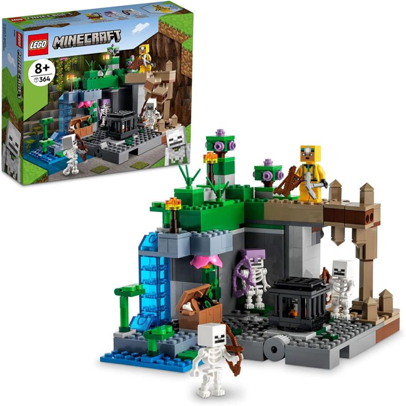 Lego Minecraft The Skeleton Dungeon 21189 Building Toy Set