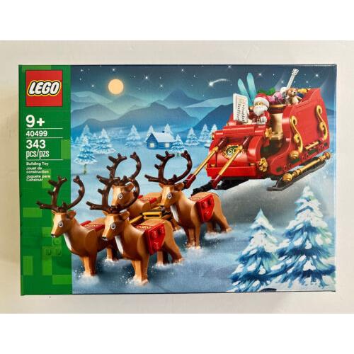 Lego Creator Set 40499 Winter Christmas Santa Sleigh Hard to Find Holiday Gift