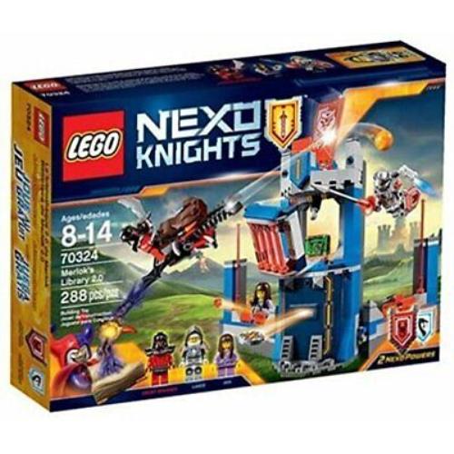 Lego 70324 Nexo Knights Merlock`s Library 2.0 Building Set 288 Pieces