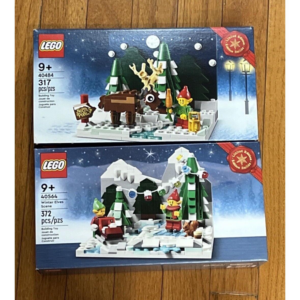 Lego Set 40484 Santa s Front Yard 40564 Winter Elves Scene Limited Edition