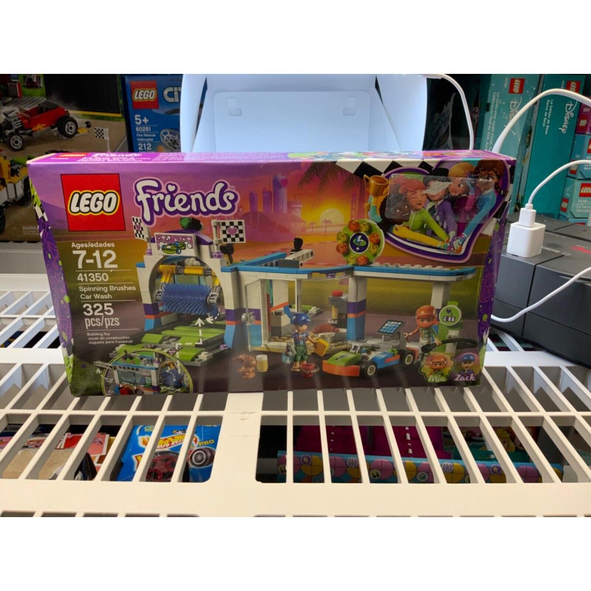 Lego Friends Spinning Brushes Car Wash 41350 - Retired