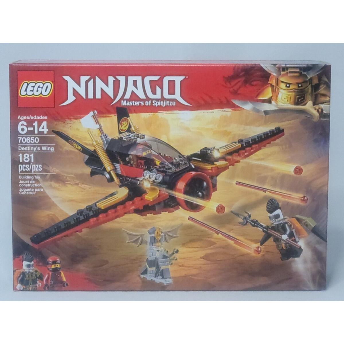 Lego 70650 Destiny`s Wing Ninjago Hunted Kai Jet Airplane