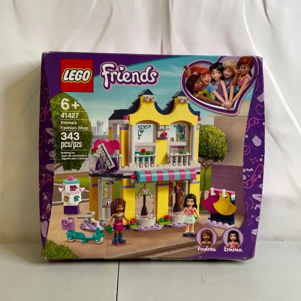 Lego 41427 Friends Emma`s Fashion Shop Building Toy Kit 343 Pieces For 6+ Kids