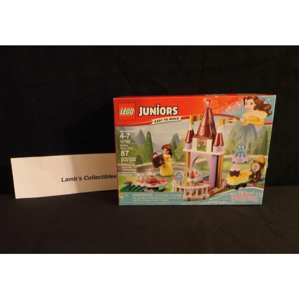 Belle`s Story Time Lego Juniors Disney Set 10762 - 87 Pieces Building Bricks Toy