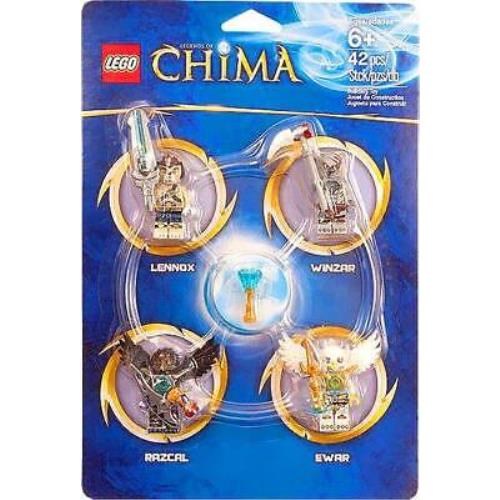 Lego Legends of Chima Accessory Set Lennox Razcal Ewar Winzar 850779