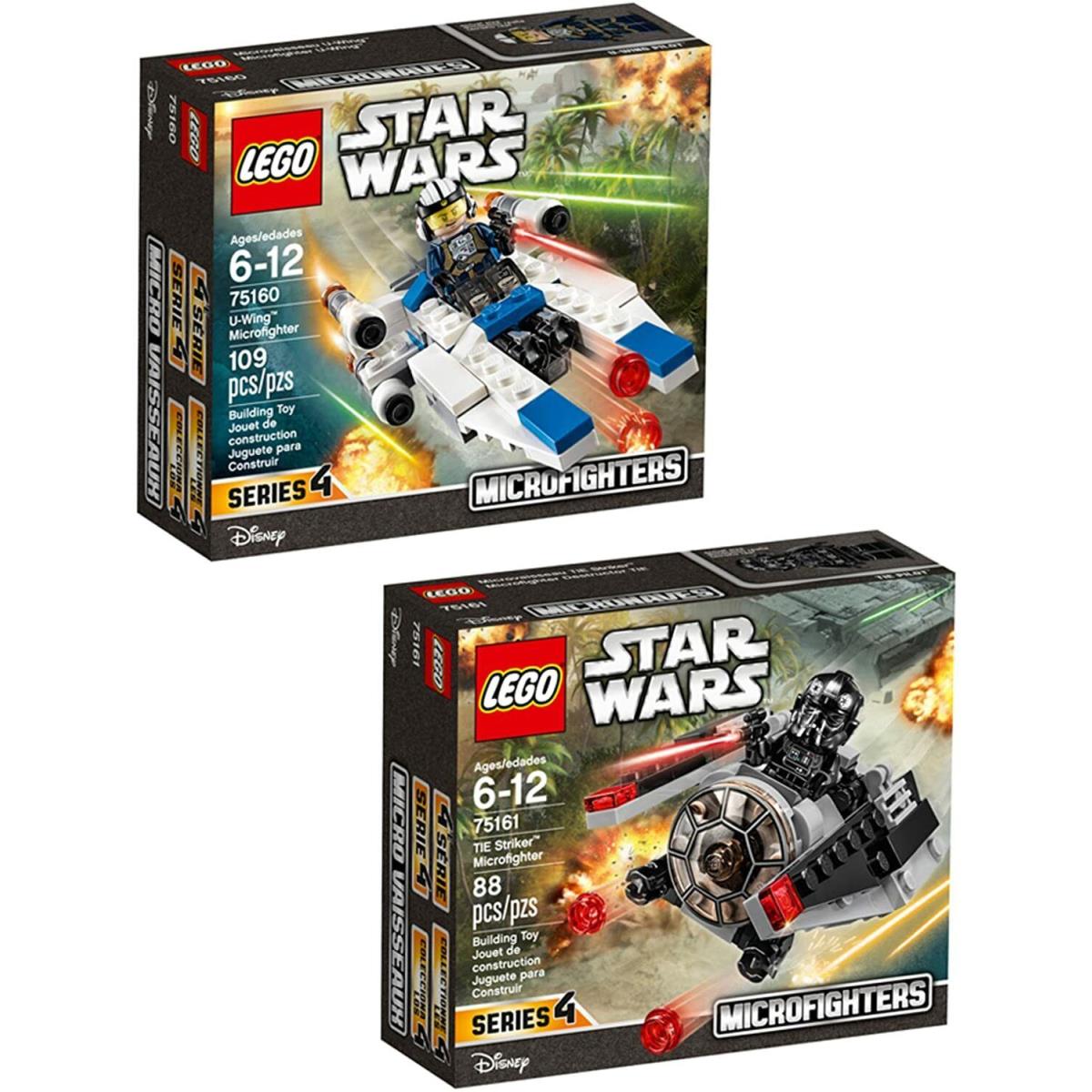 Lego Star Wars 66576 Building Kit Bundle 197 Piece Sets 75160 and 75161