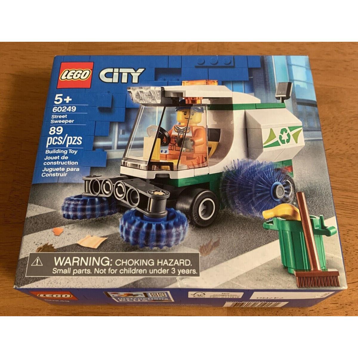 Lego Street Sweeper City Great Vehicles 60249 Building Kit 89 Pcs Retired Set