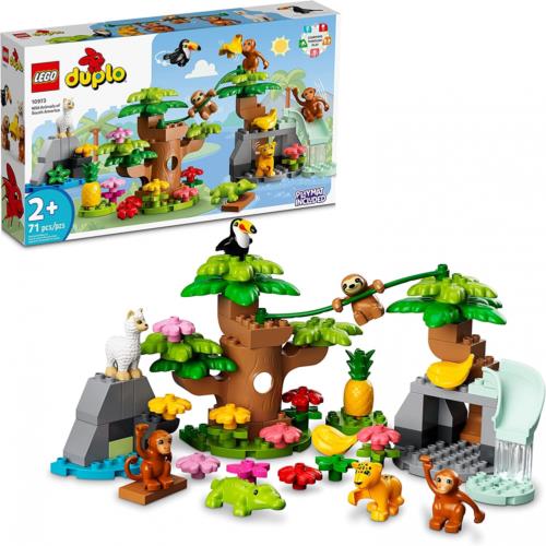 Lego Duplo Wild Animals of South America 10973 Jungle Building Kit 71 Pieces