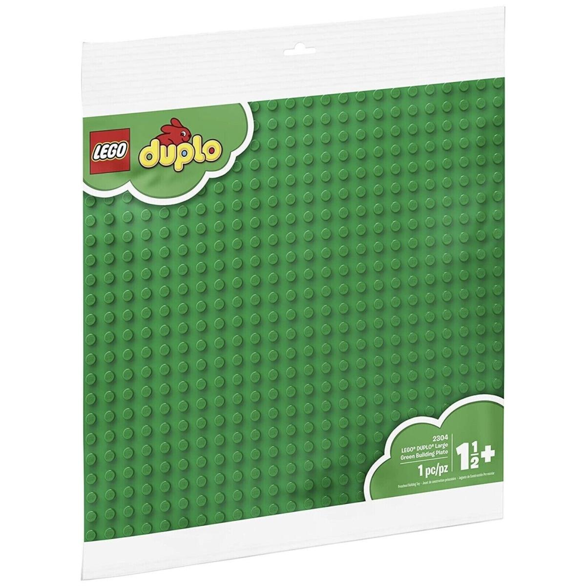 Set OF 4 - Lego Duplo 2304 Baseplate Large Green Building Plate