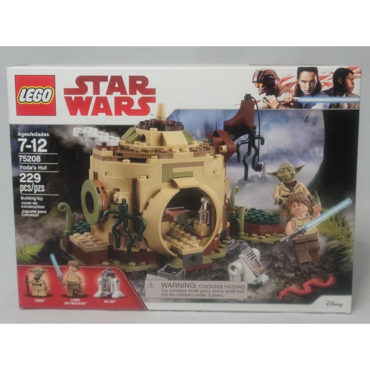 Lego 75208 Yoda`s Hut Star Wars Luke Skywalker R2-D2 Master Lightsaber