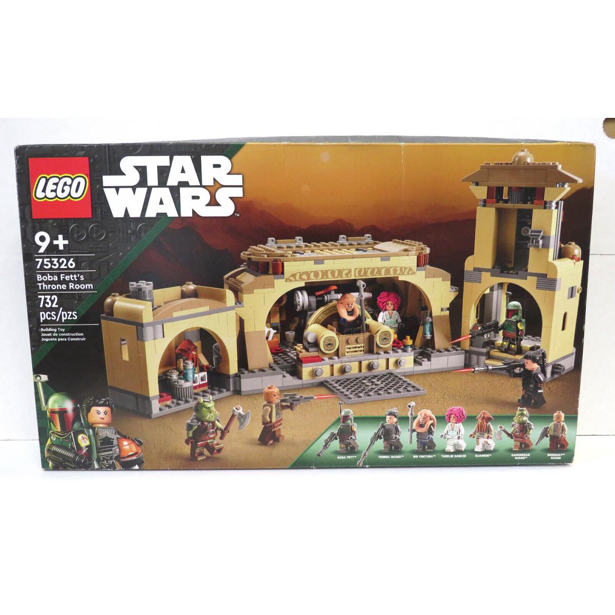 Star Wars: Boba Fett`s Throne Room 75326 Lego Set 2022 Lego