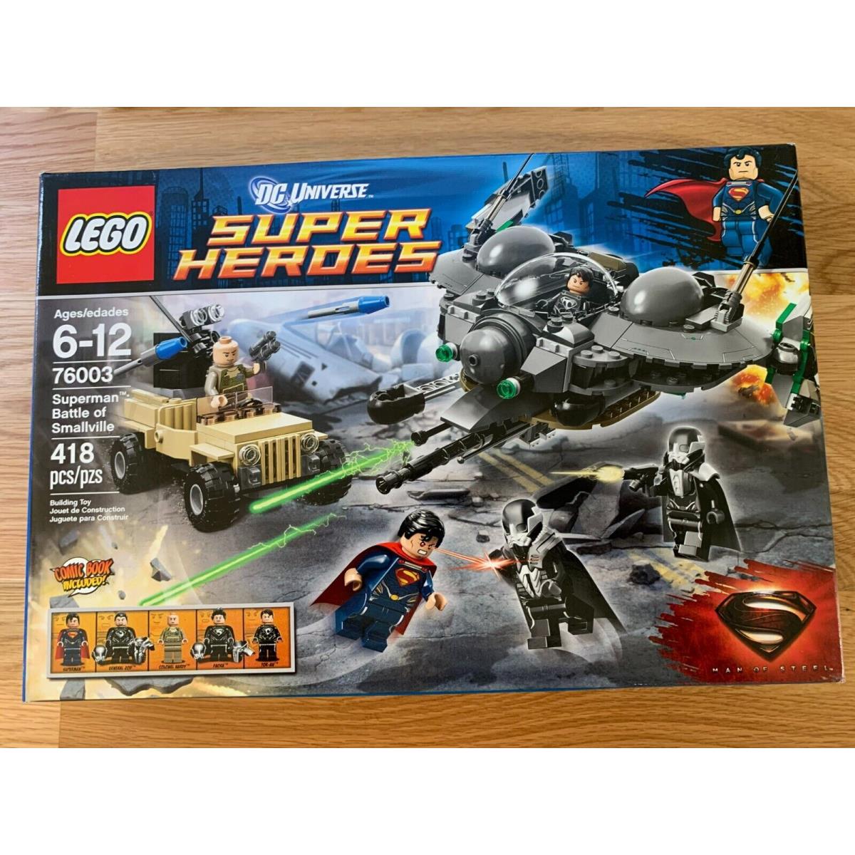 DC Universe Lego Super Heroes 76003 Superman: Battle OF Smallville 418 Pcs