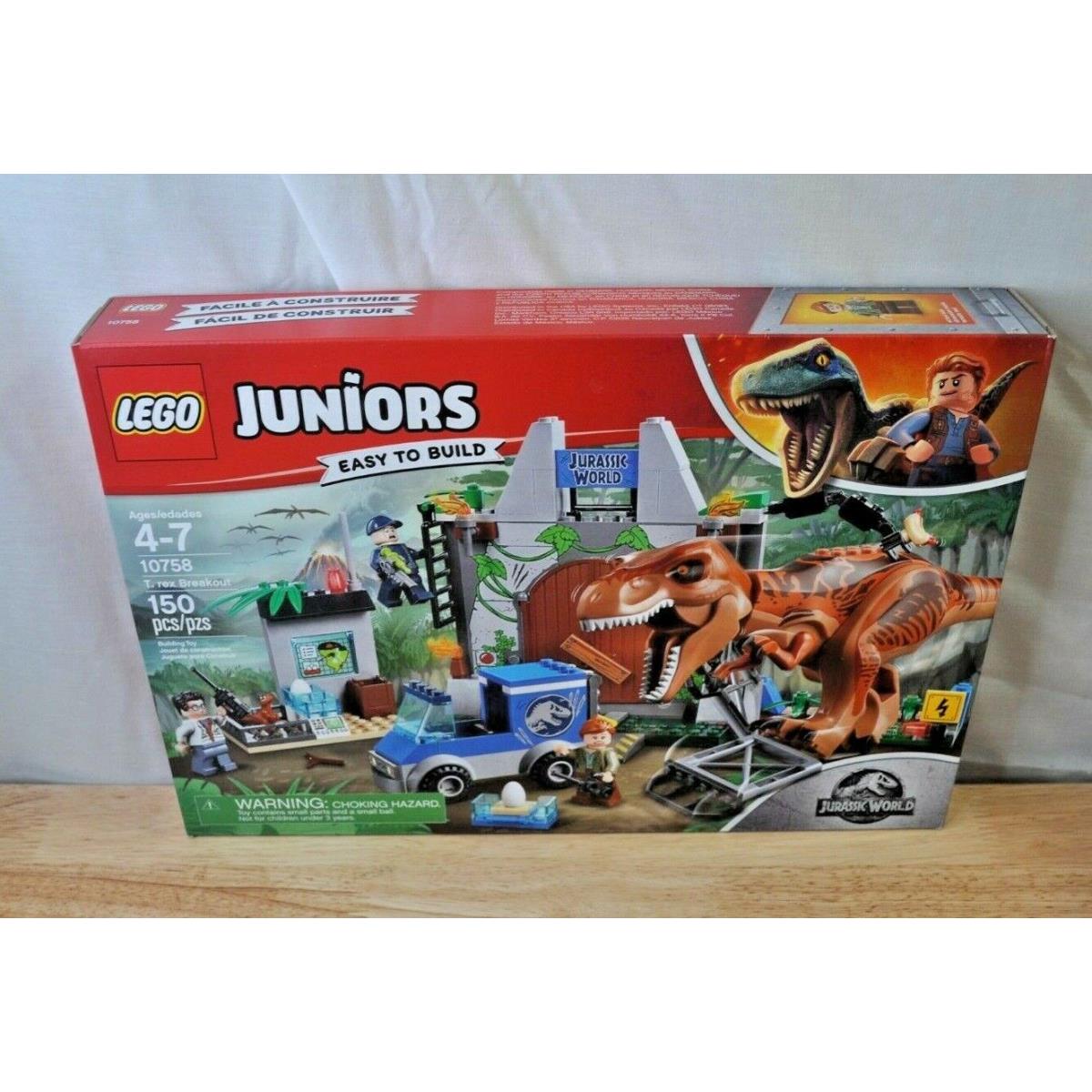 Lego Set 10758 Jurassic World Juniors T. Rex Breakout