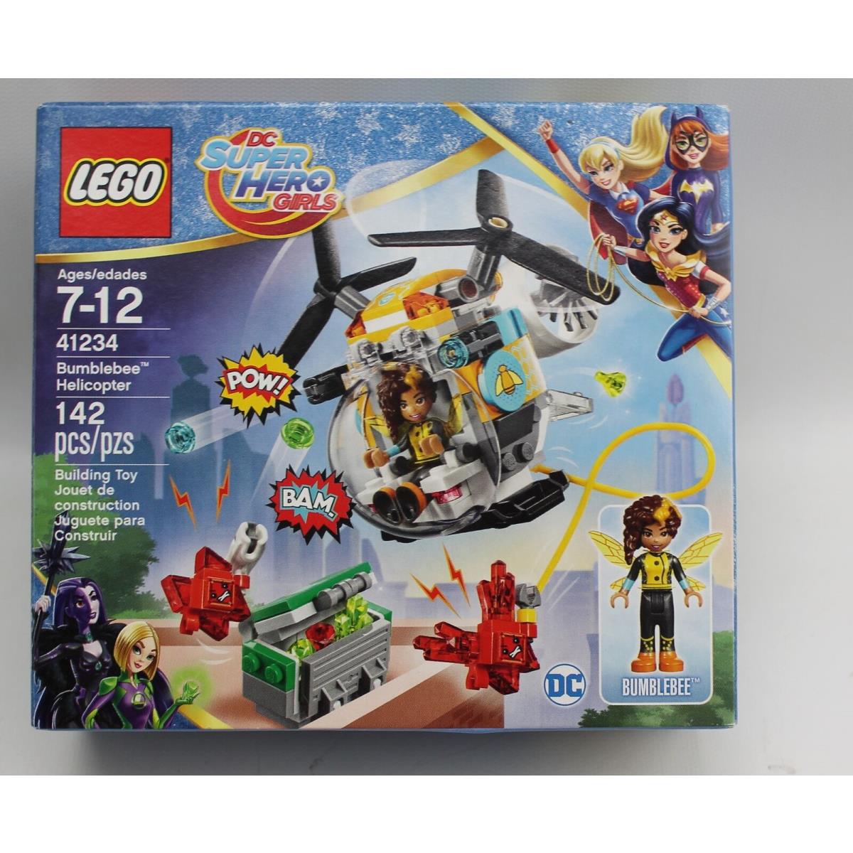 Lego DC Super Hero Girls Bumblebee Helicopter Set 41234