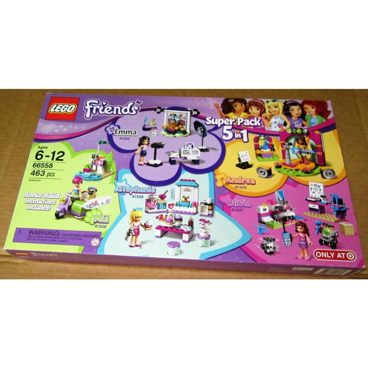 Lego Friends 66558 Super Pack 5 IN 1 Target Exclusive Olivia Stephanie Nisb