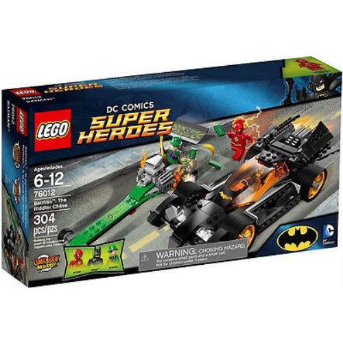 Lego Batman Super Heroes The Riddler Chase 76012 Set 2014 Minifigs In Hand