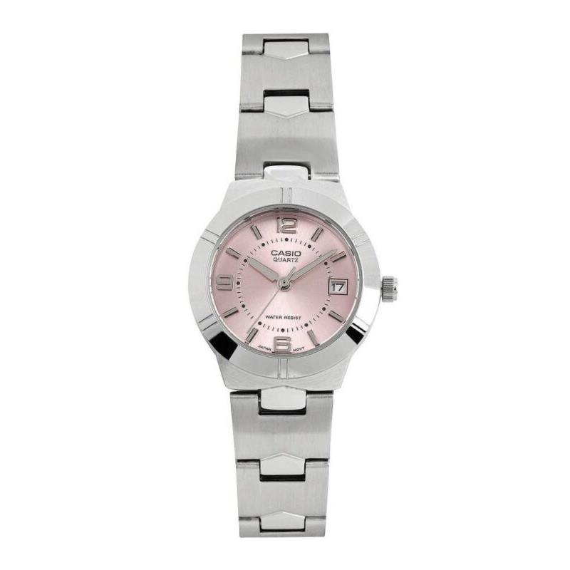 Casio LTP-1241D-4A3 Analog Womens Watch Date Stainless Steel