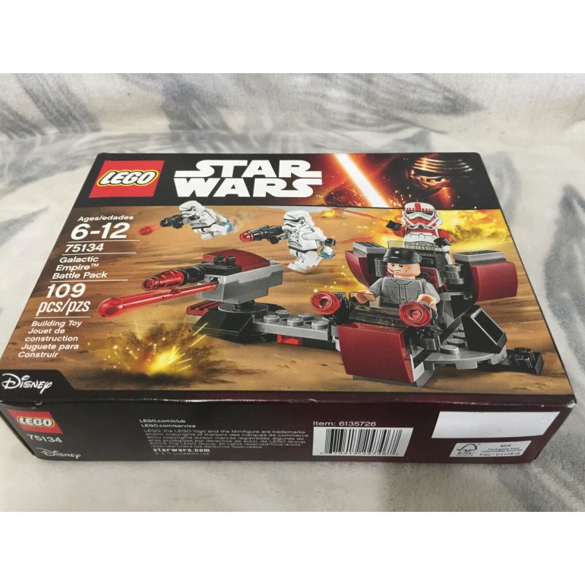 2016 Lego 75134 Star Wars Galactic Empire Battle Pack Some Box Dmg