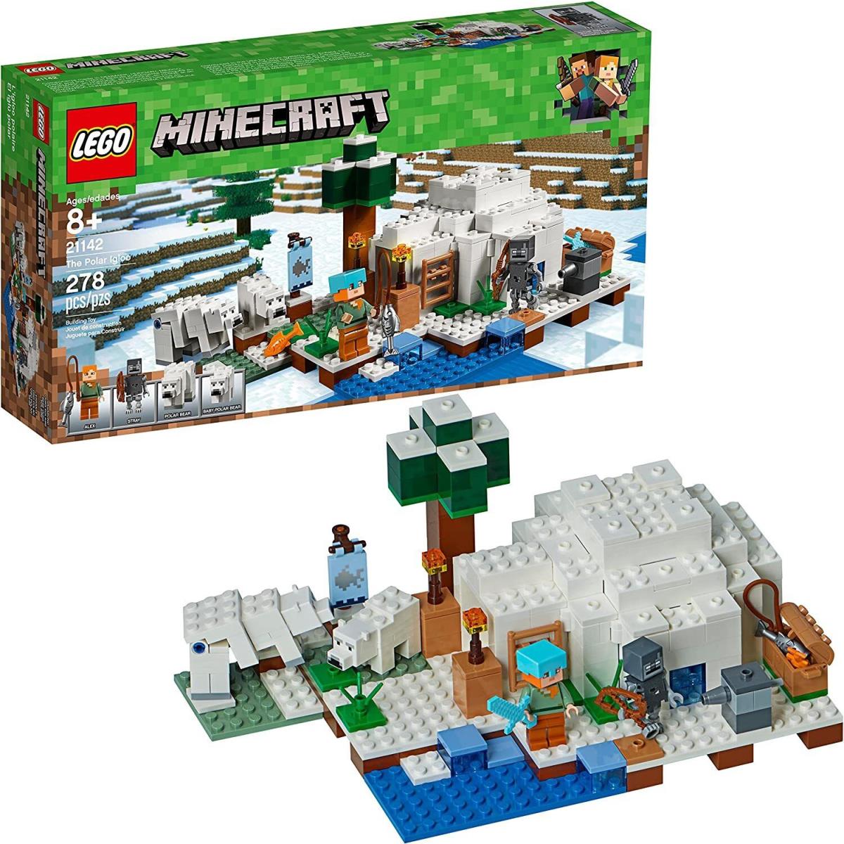 Lego Minecraft Set: The Polar Igloo 21142