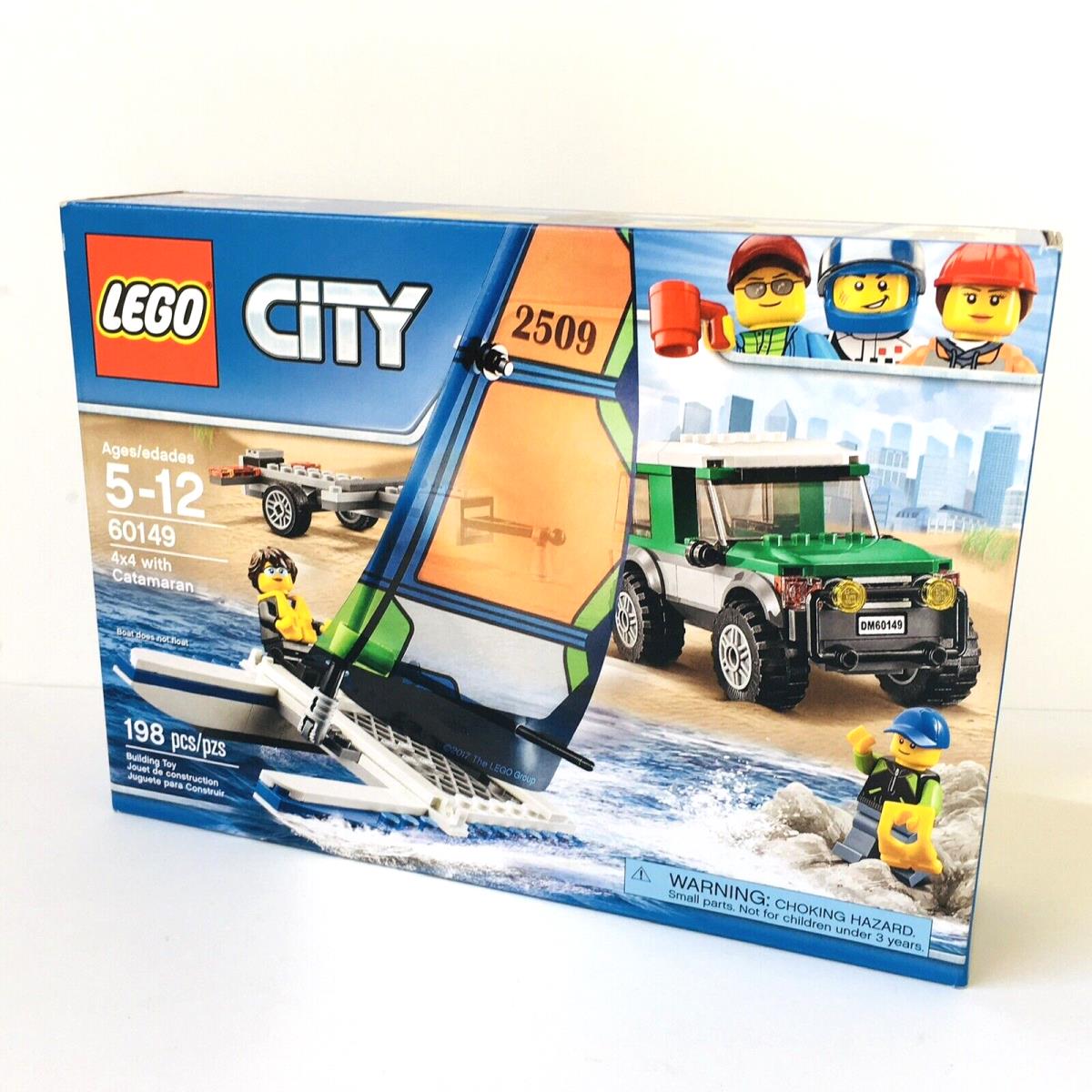 Lego City 60149 Vehicles 4x4 with Catamaran 2017 Retired L-53