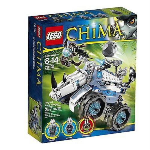 Lego Chima Set Rogon`s Rock Flinger 70131 Rhino Spider Tribe Minifigs