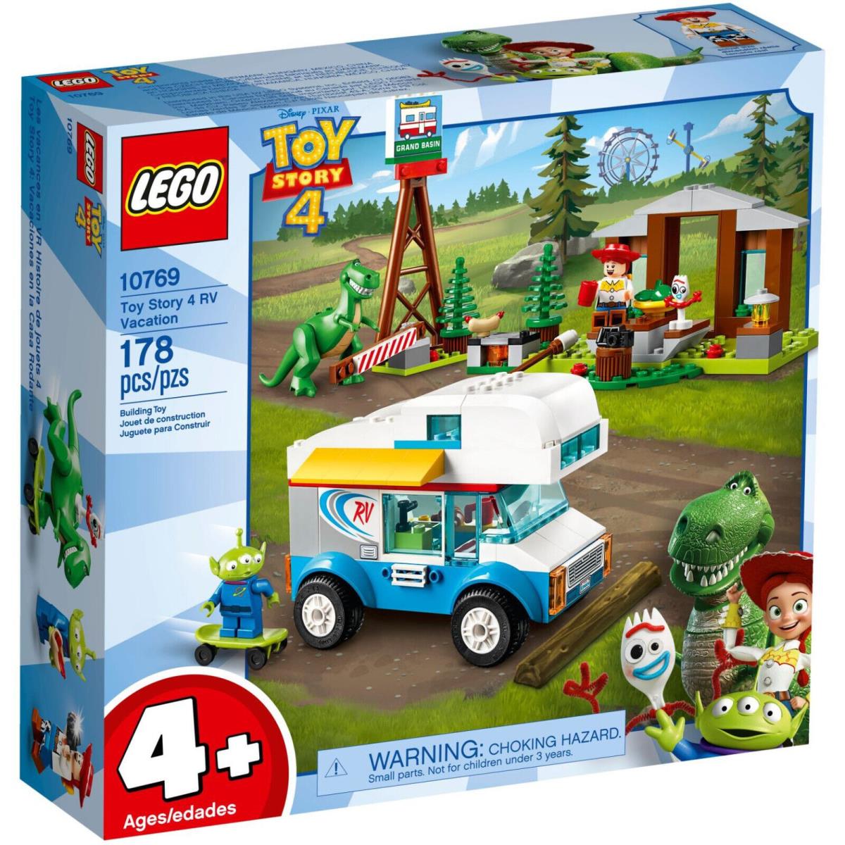 Lego RV Vacation 10769 Set Box Alien Forky Jessie Minifigs Toy Story