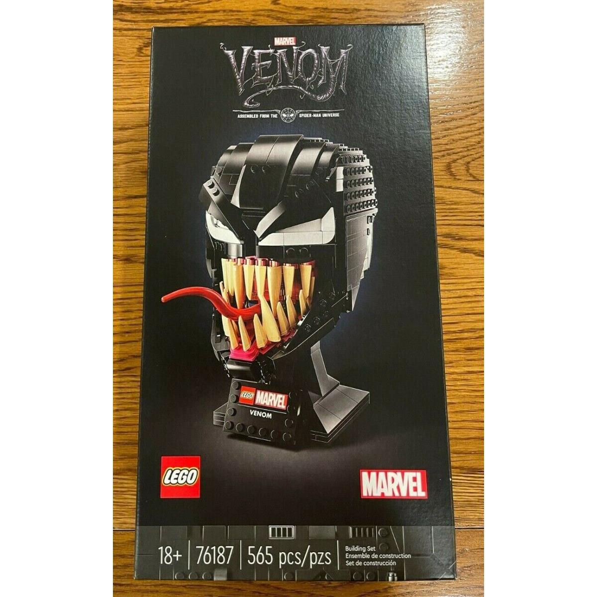 Lego Marvel Venom Helmet Head Super Heroes 76187 Condition