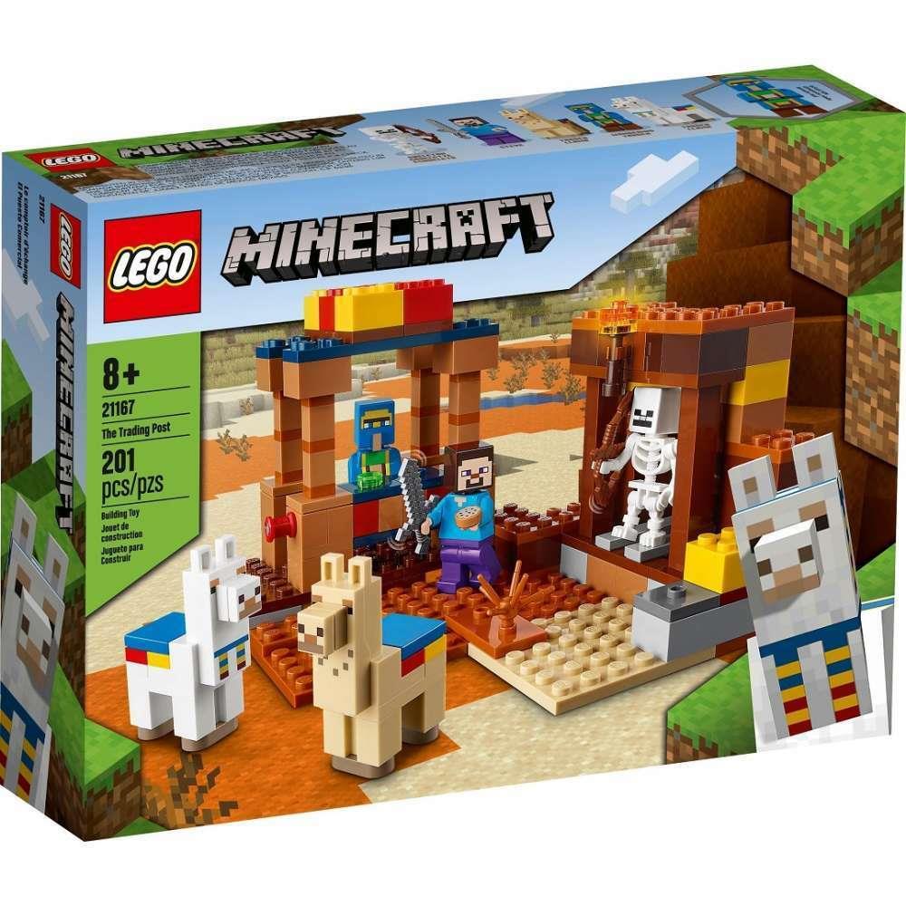 Lego Minecraft The Trading Post 21167 Collectible Playset 201 Pieces