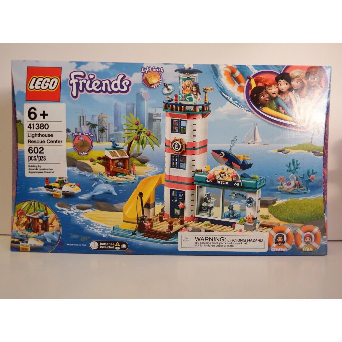 Lego - Friends 41380 Lighthouse Rescue Center - 602 Pce Set - Ages 6 - 12 Years
