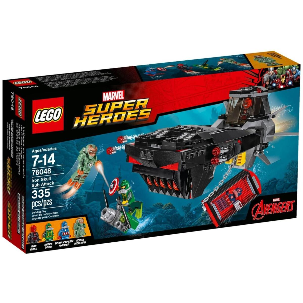 Lego Super Heroes Set: Iron Skull Sub Attack 76048