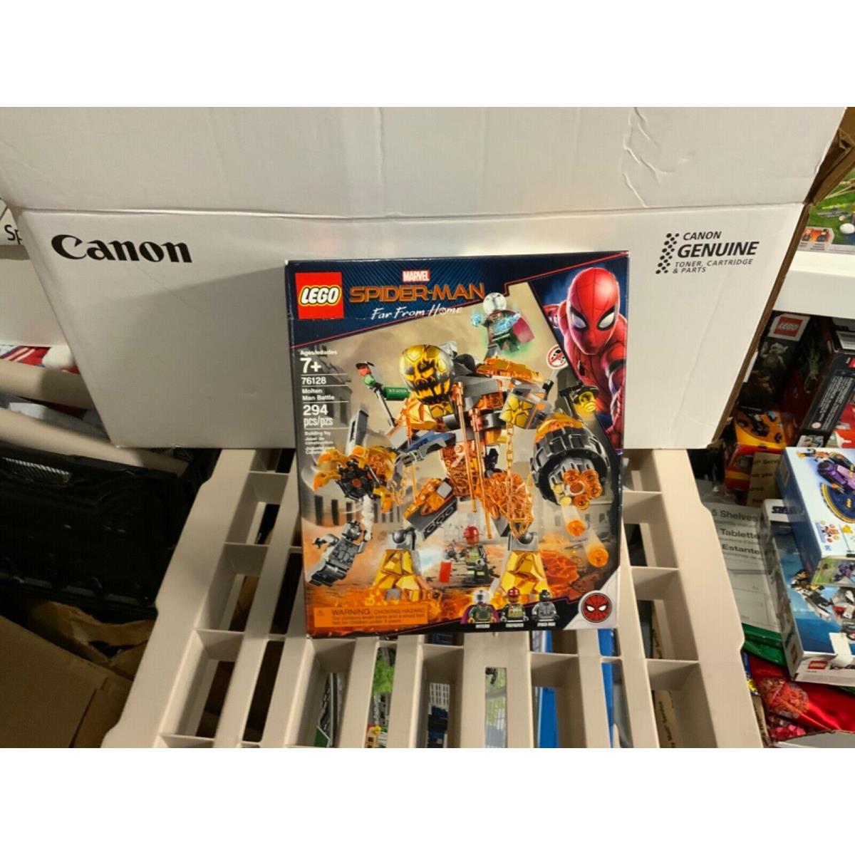 76128 Molten Man Battle Spider-man Far From Home Mysterio Lego Legos Set