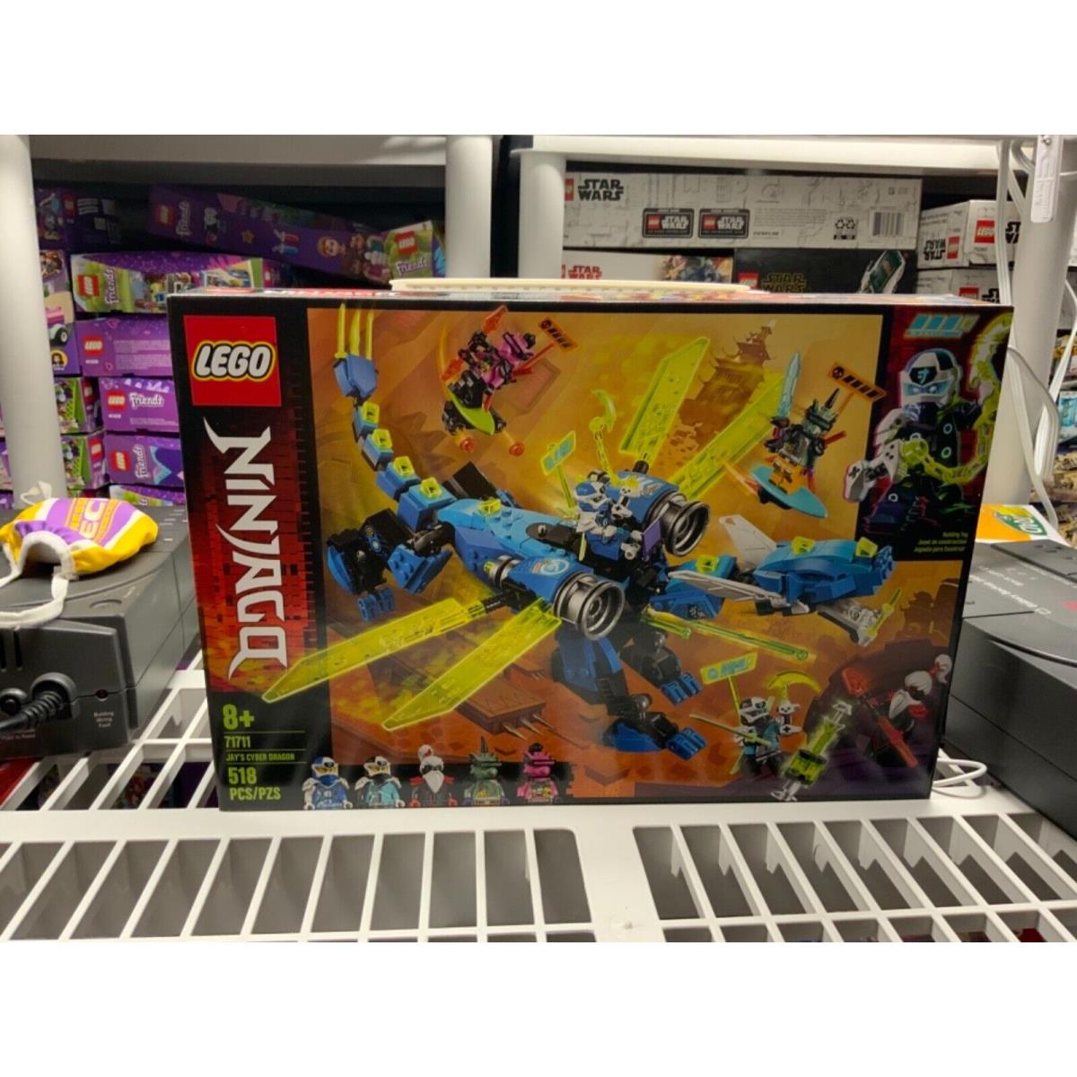 Lego 71711 Lego Ninjago Jay s Cyber Dragon 71711 Building Kit 2020 518 Pieces