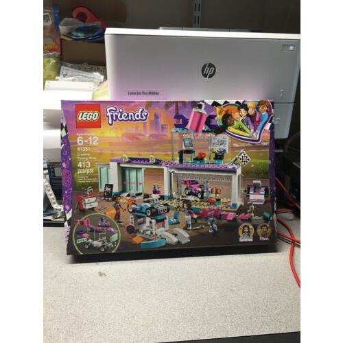 Lego Friends 41351 Creative Tuning Shop 413 Pieces Ages 6-12 Toys Cars Racing