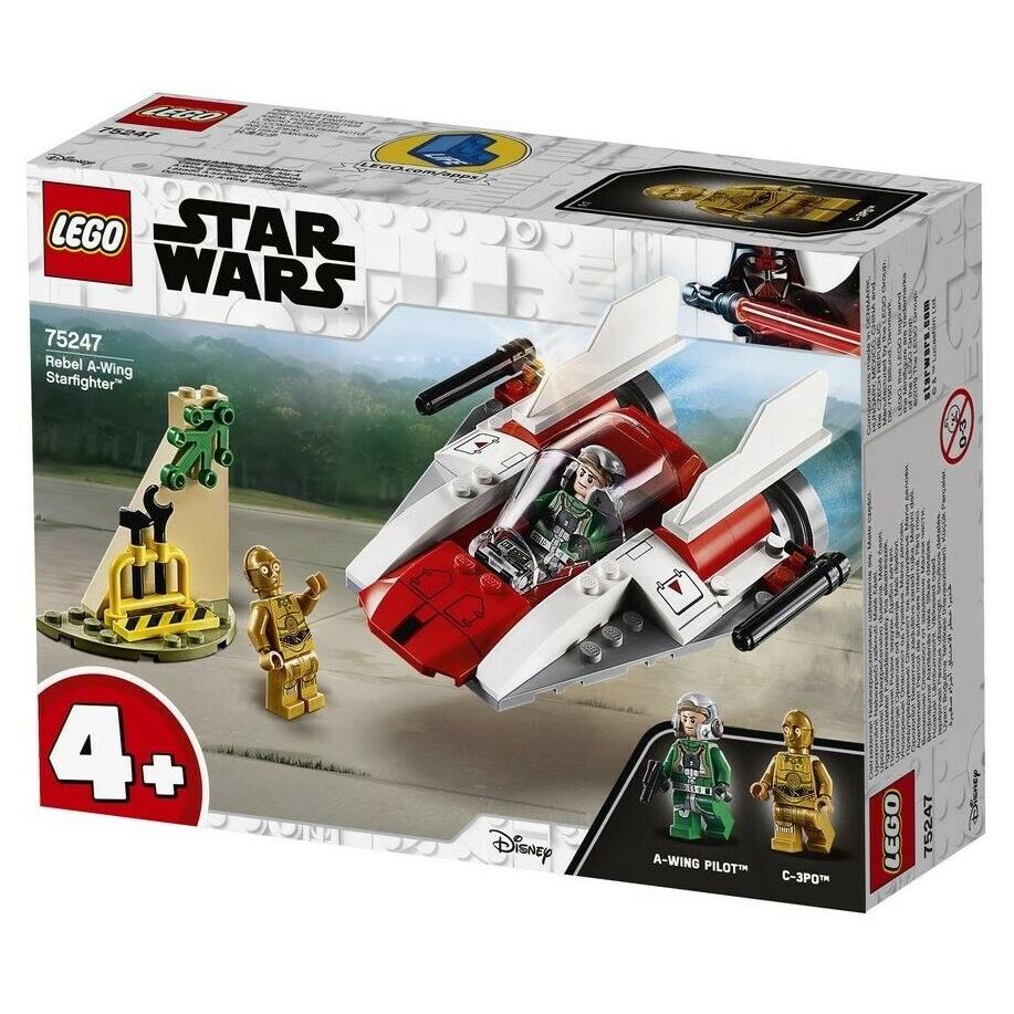 Lego Star Wars Rebel A-wing Starfighter 75247 Building Kit 62 Pcs Retired Set