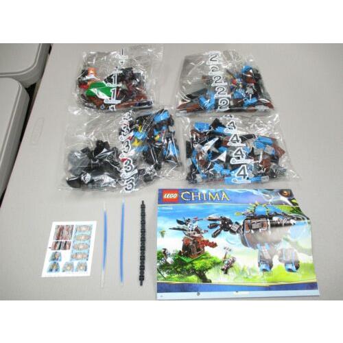 Lego Legends of Chima Gorzan`s Gorilla Striker Set 70008 NO Box