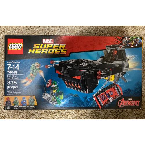 Lego Superheroes Marvel Avengers Ironskull Sub Attack Set 76048