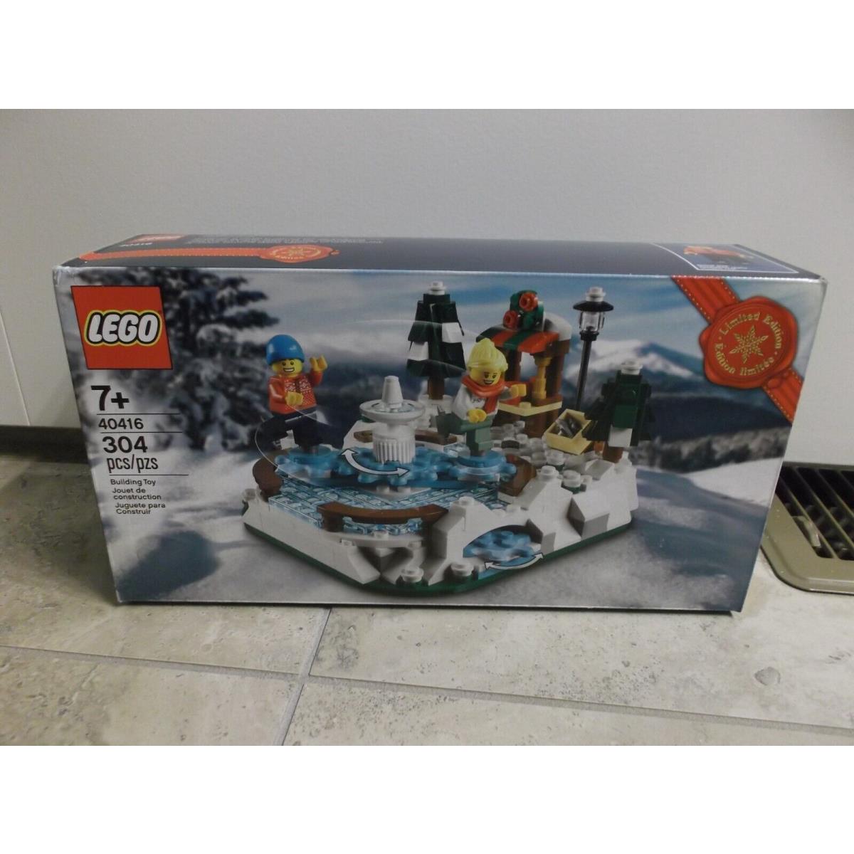 Lego 40416 Ice Skating Rink Retired 2020 Christmas Promo