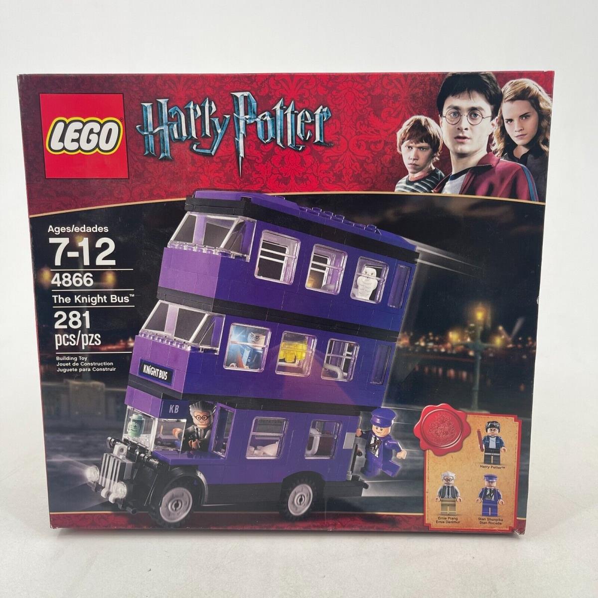 Lego Harry Potter 4866 The Knight Bus 281 Pieces Ages 7-12