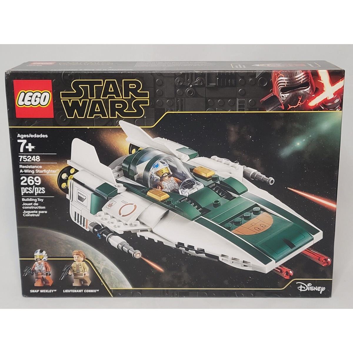 Lego 75248 Resistance A-wing Starfighter Star Wars Snap Wexley Lieutenant Connix