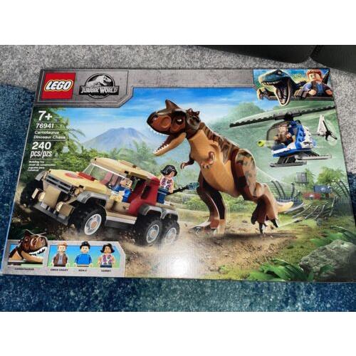 Lego Jurassic World Carnotaurus Dinosaur Chase 76941 Building Set 240 Pieces