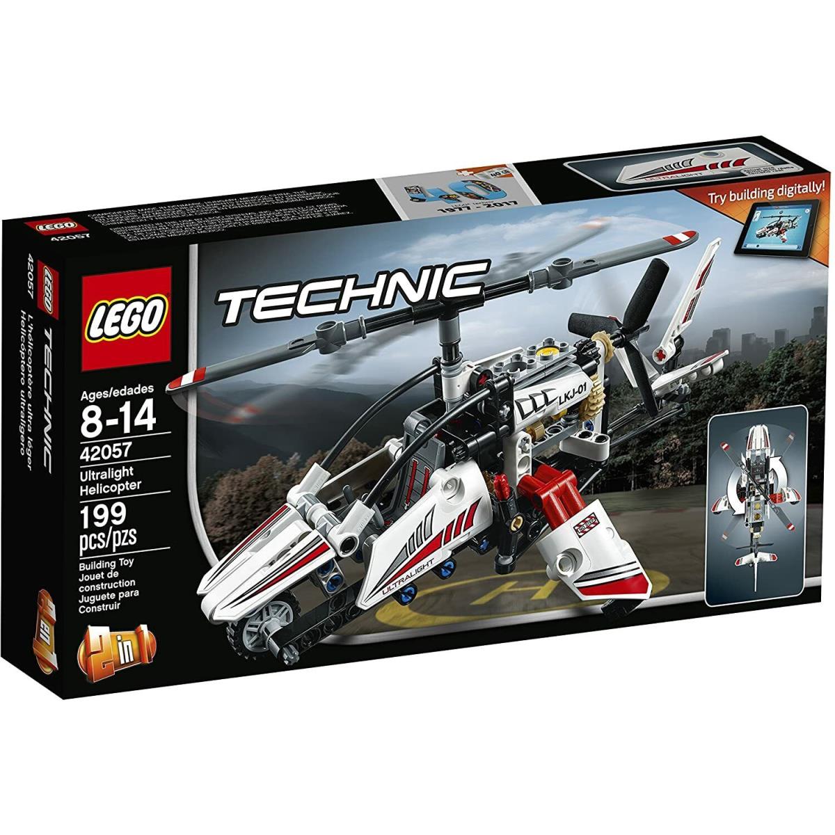 Lego Technic Ultralight Helicopter 42057 Advance Building Set