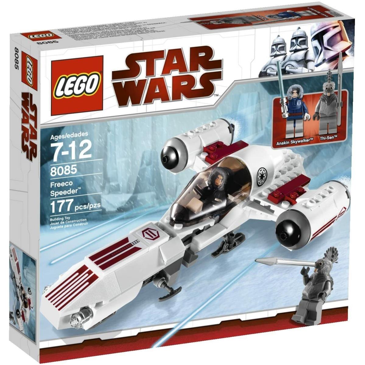 Lego Star Wars Set 8085 Freeco Speeder Anakin Skywalker Thi-sen Minifigs Htf
