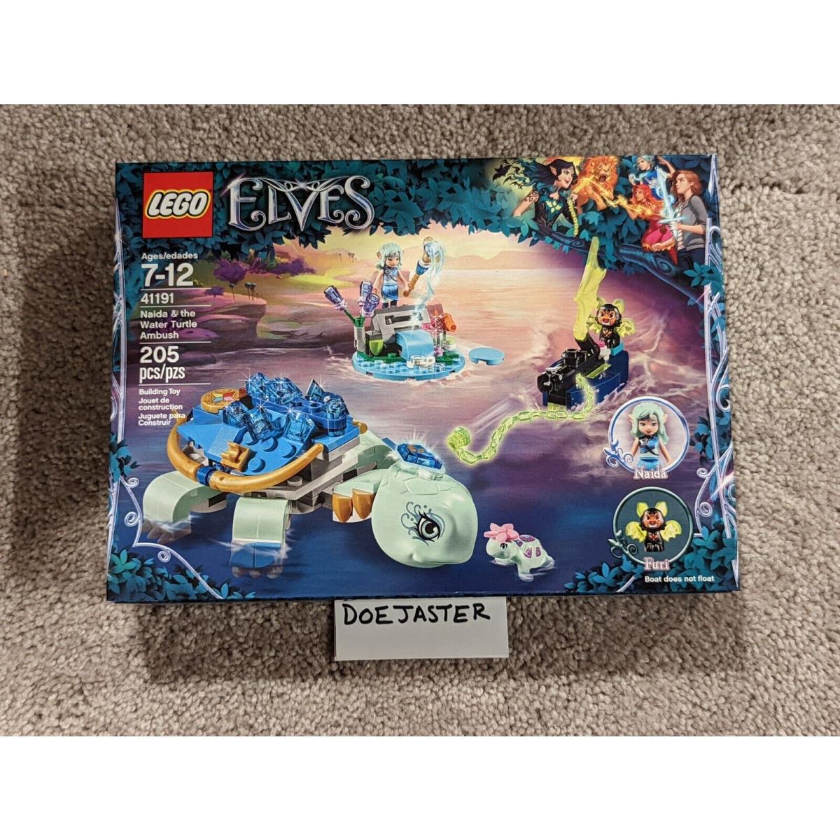 Lego Naida The Water Turtle Ambush - 41191 - Elves - 2018 - - Naida