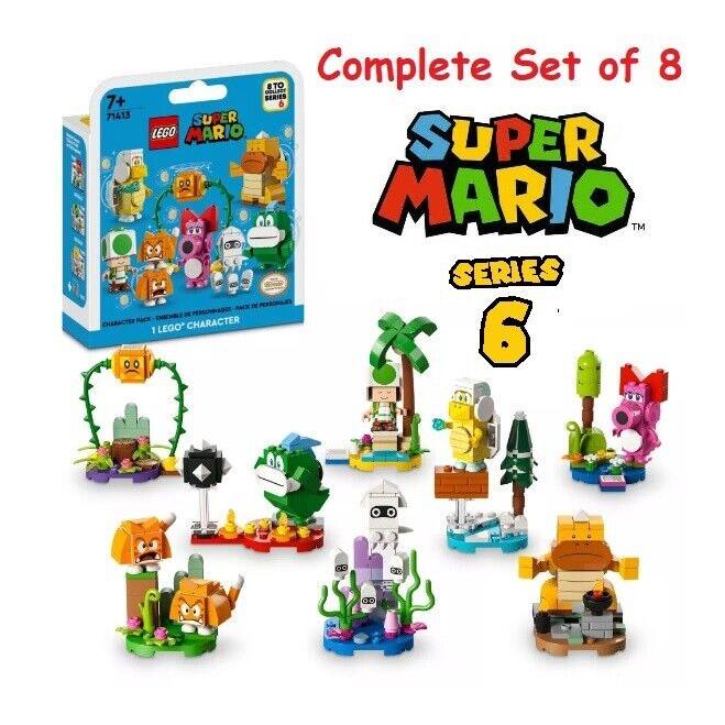 Lego Super Mario 71413 Series 6 - Complete Set of 8 Characters